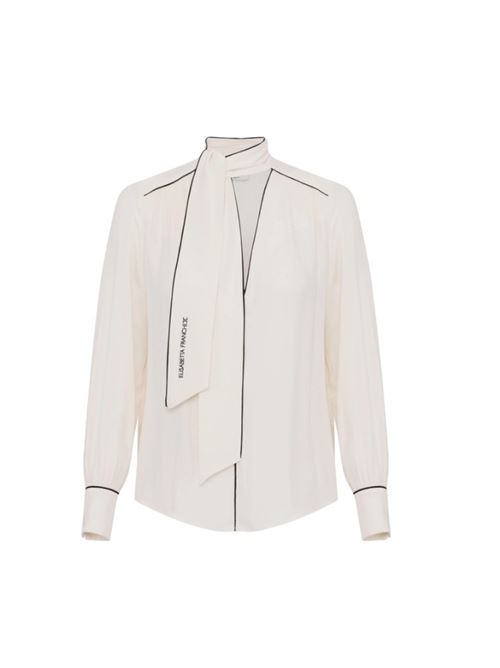 Viscose georgette shirt ELISABETTA FRANCHI | CA10451E2.E84